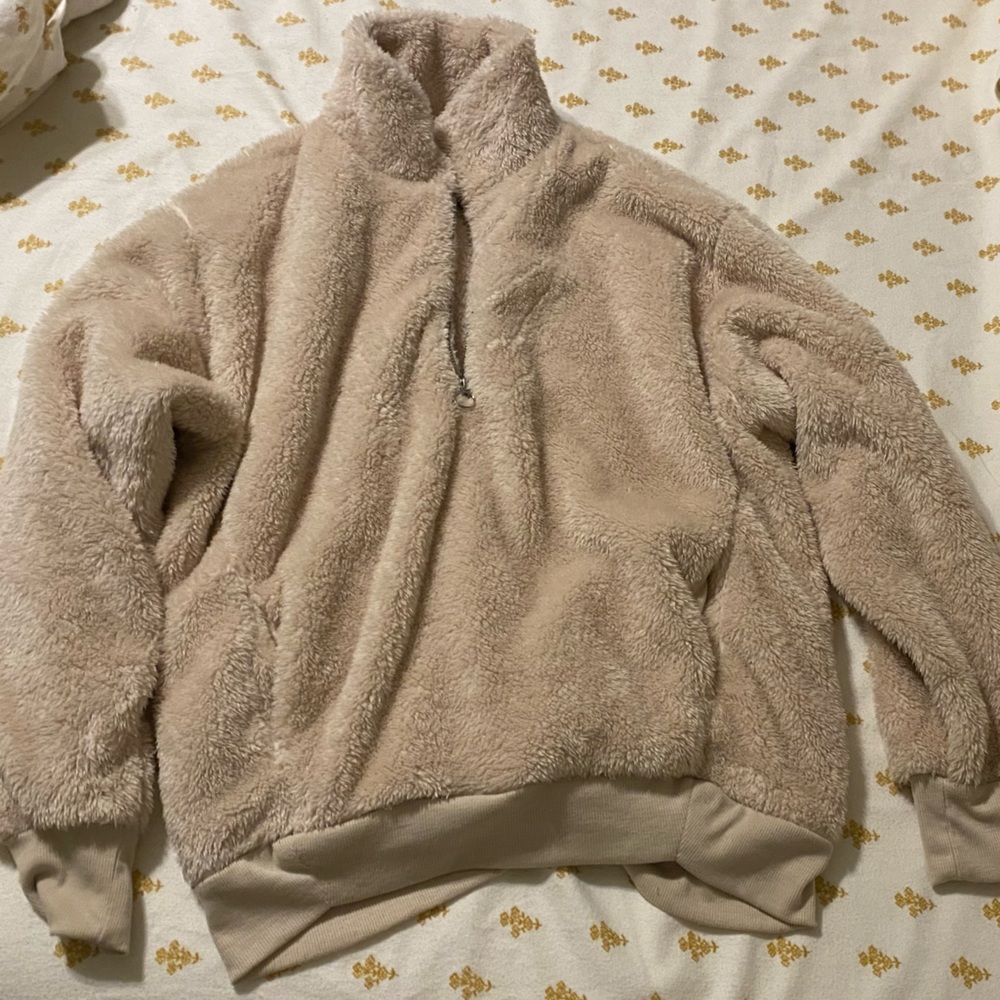 Express fleece quarter zip sweatshirt